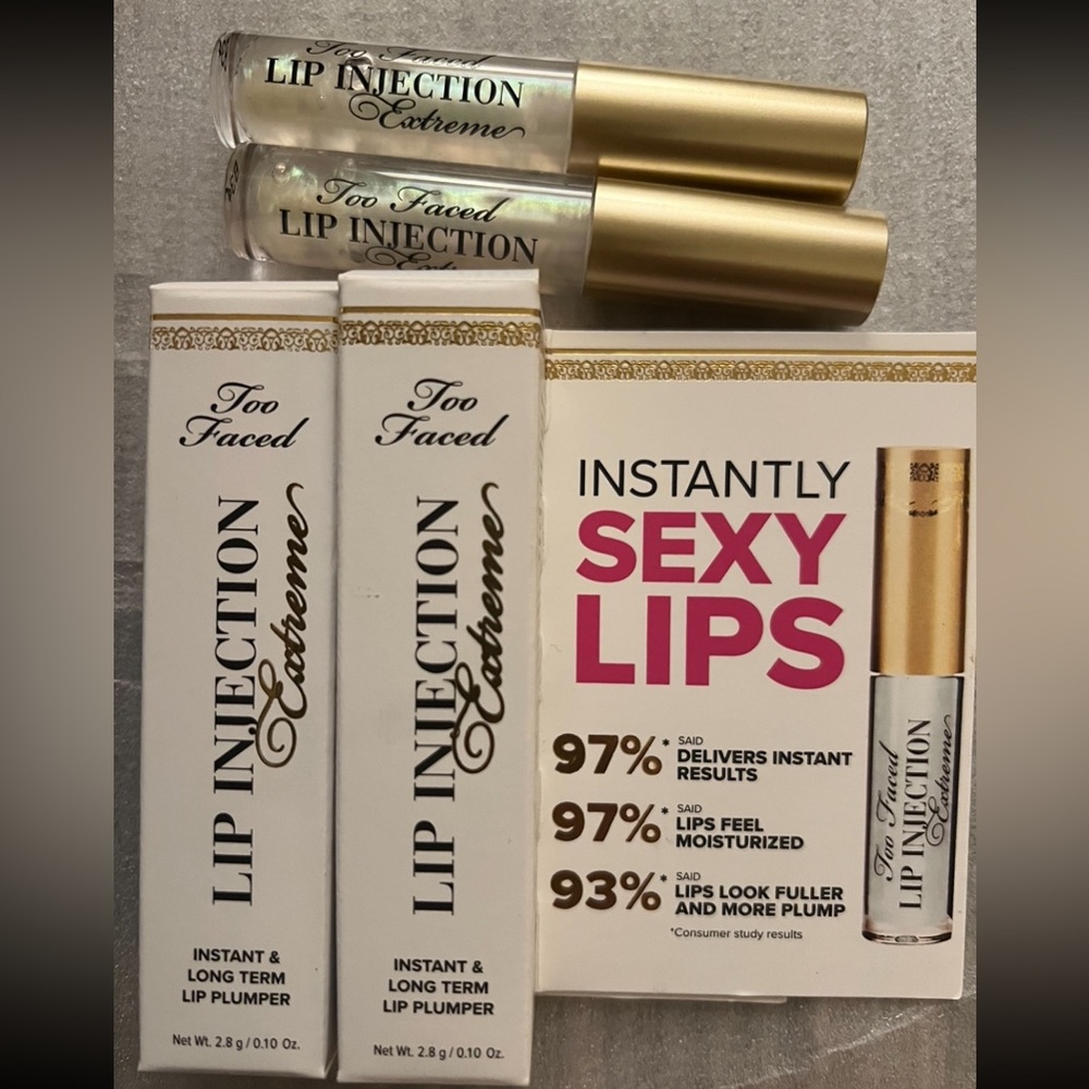(✨Add-on Discount) Too Faced Extreme Plumping Lip Gloss Mini (2x2.8g)
